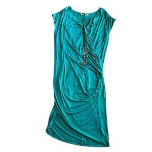 Carpe Diem Women’s Elegant Teal Size L Dress Glam Party *Missing Size Tag*